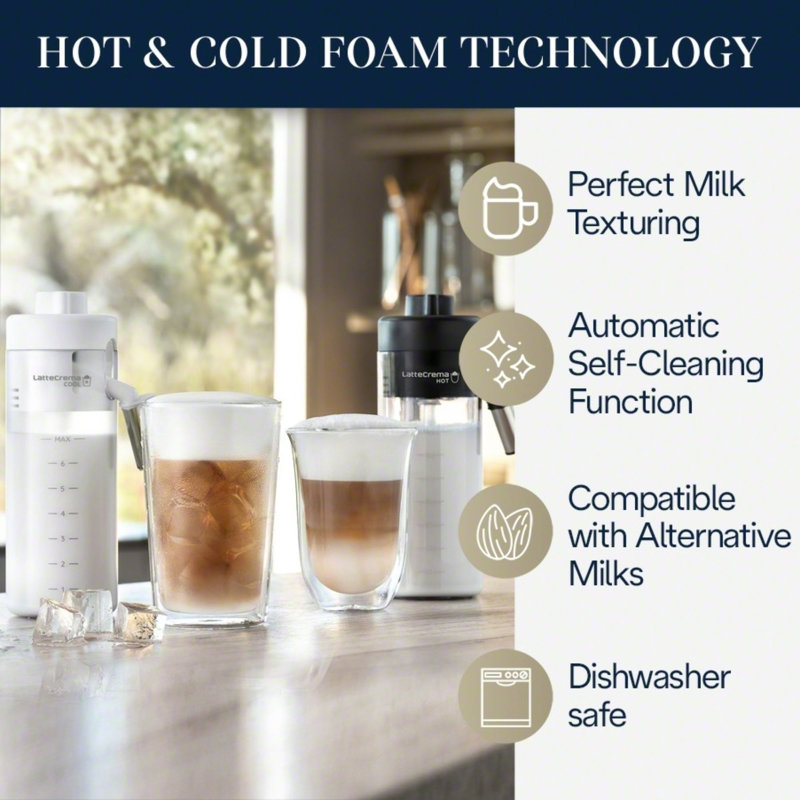 De'Longhi Eletta Explore Fully Automatic Espresso Machine with Cold Brew