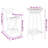 Outdoor Bar Set Medium Foldable