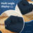Boneless Floor Couch - 3 Seats Compression Sofa with Pillows Hybrid Sofa Pocketed Spring-1016895300