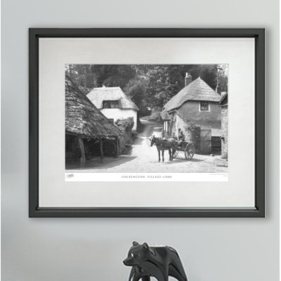 Cockington, Village C1880 1 Piece Single Picture Frame Wall Art