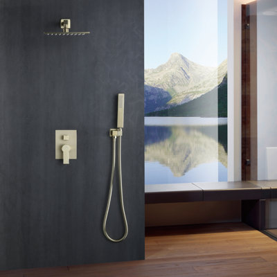 Système de douche complet avec valve brute