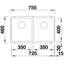 Subline Double Bowl Undermount Kitchen Sink-24336024