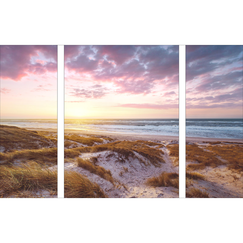 Oceanview - 3 Piece Unframed Graphic Print