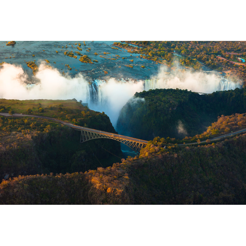 Victoria Falls - Wrapped Canvas Print, 20cm H x 30cm W x 3.8cm D