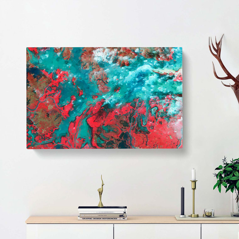 My Imagination in Abstract - Wrapped Canvas Painting Print, 60cm H x 91cm W x 3cm D