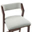 Tabouret de comptoir rembourré en bois Patricia-348330605