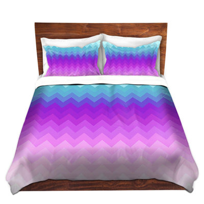Polyester Chevron / Zig Zag Duvet Cover