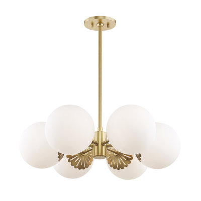 Lustre sphérique spoutnik 6 lumières Bagimont