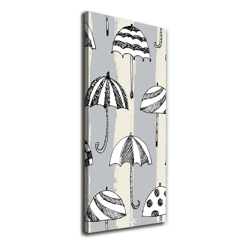 Umbrellas - Wrapped Canvas Print
