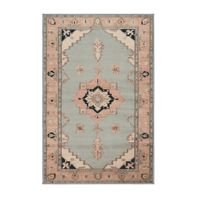 Machine Washable Afyon Grey Area Rug