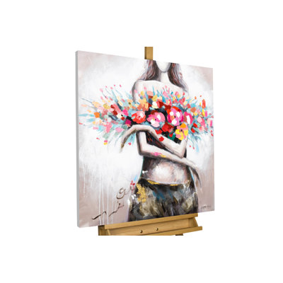 Flowery Temptation Hand Painted Acrylic Painting