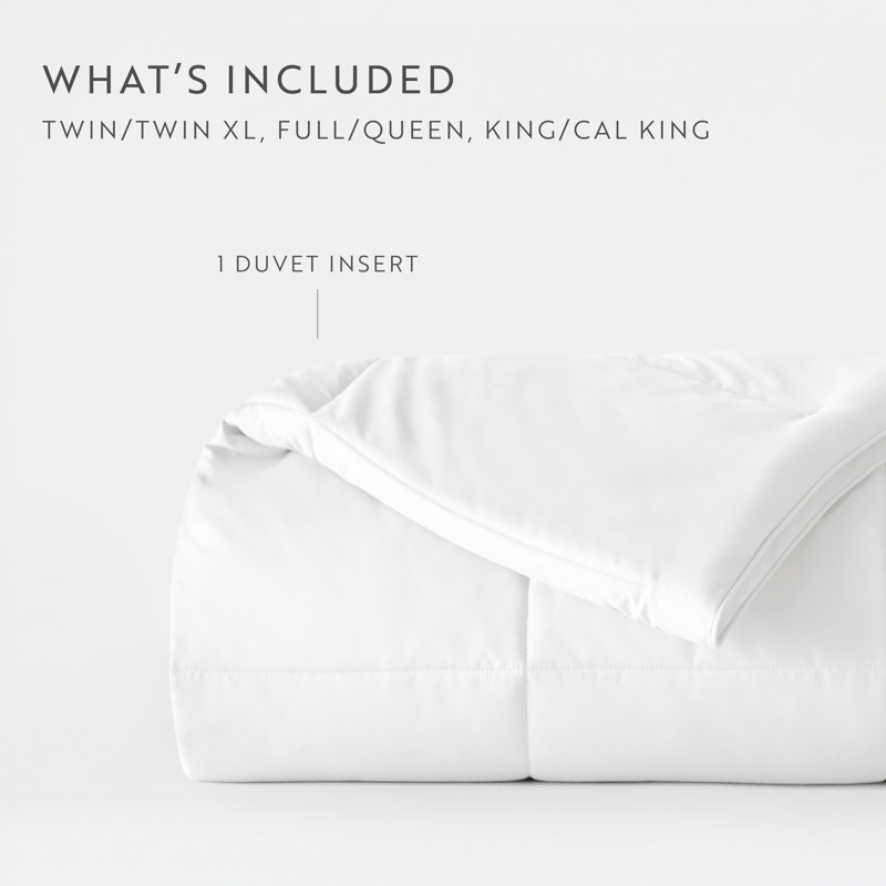 Nlasa All Season Down Alternative White Comforter, Queen/Full