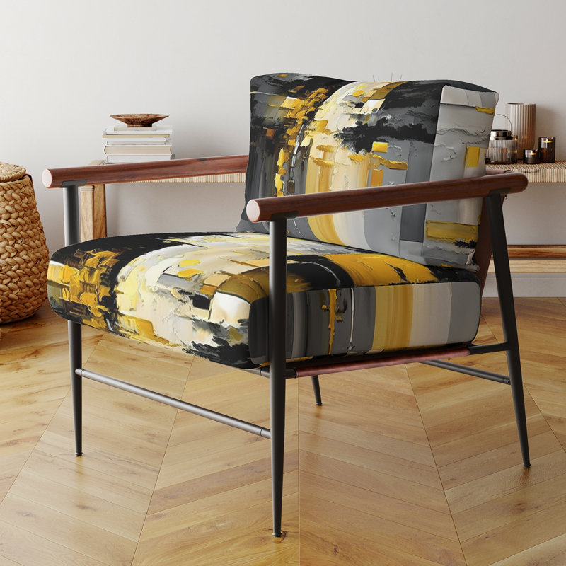 Chaise rembourrée Daidone, Noir, noir, noir, noir