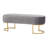 Bama Soft Velvet Bench with Golden Legs-1110111064