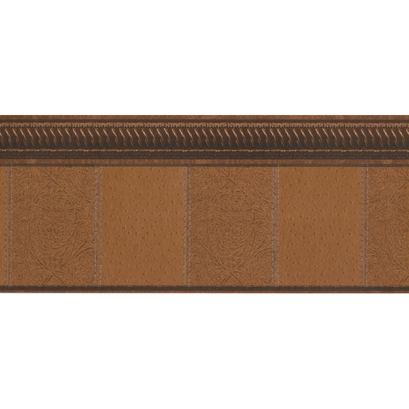 Bordure de papier peint auto-adhésif Winger - Victorian Brown X 7 po, auto-adhésif