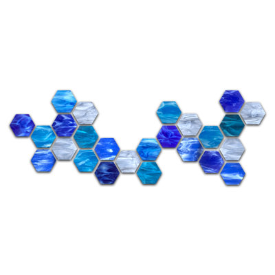 Water Handmade Glass Wall Decor
