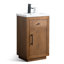 Meuble-lavabo sur pied simple 20,39 po avec comptoir en céramique-114248503