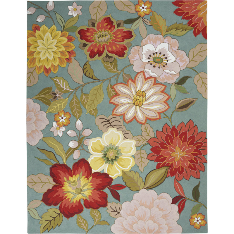 Tapis floral Karyn, Rectangle 9 pi x 12 pi