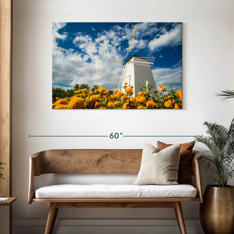 Alvord Spring Windmill, 30" H x 45" W