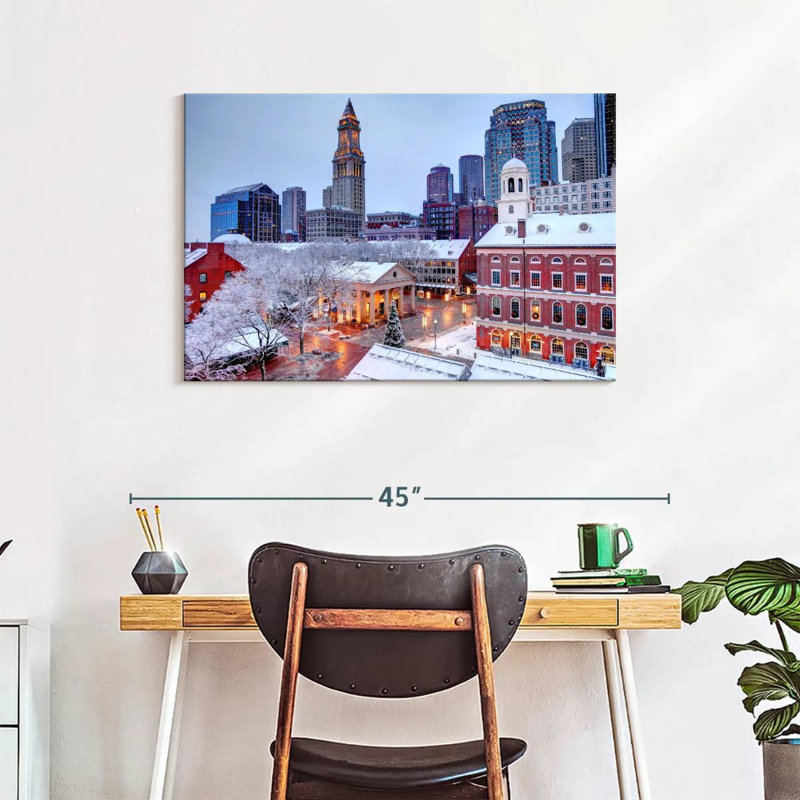 Boston Wintertime, H 24 po x l 36 po