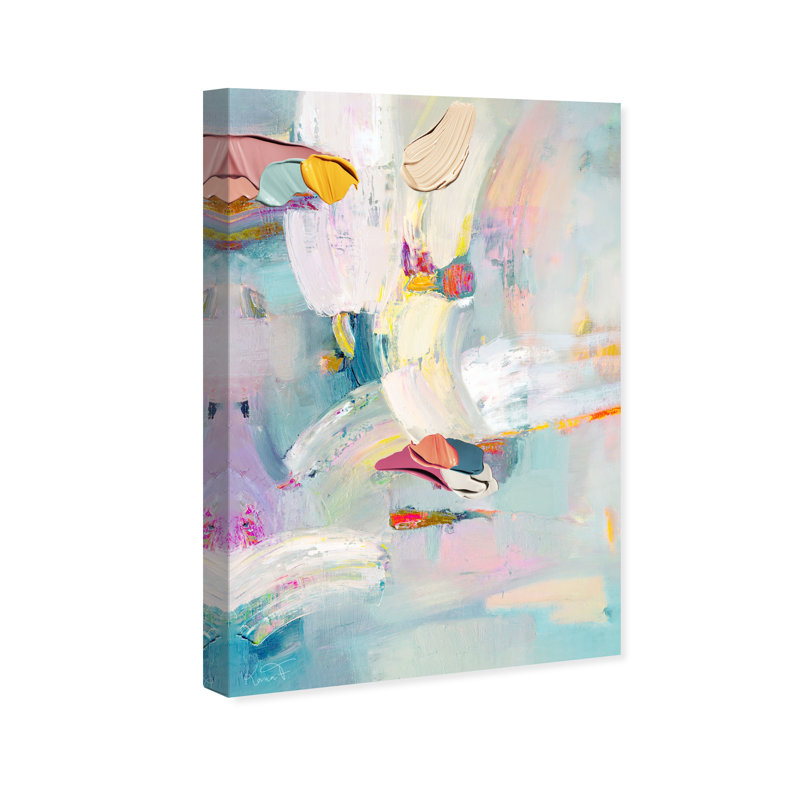 Sunny Chicago - peinture sur toile, Toile tendue, H 24 po x l 16 po