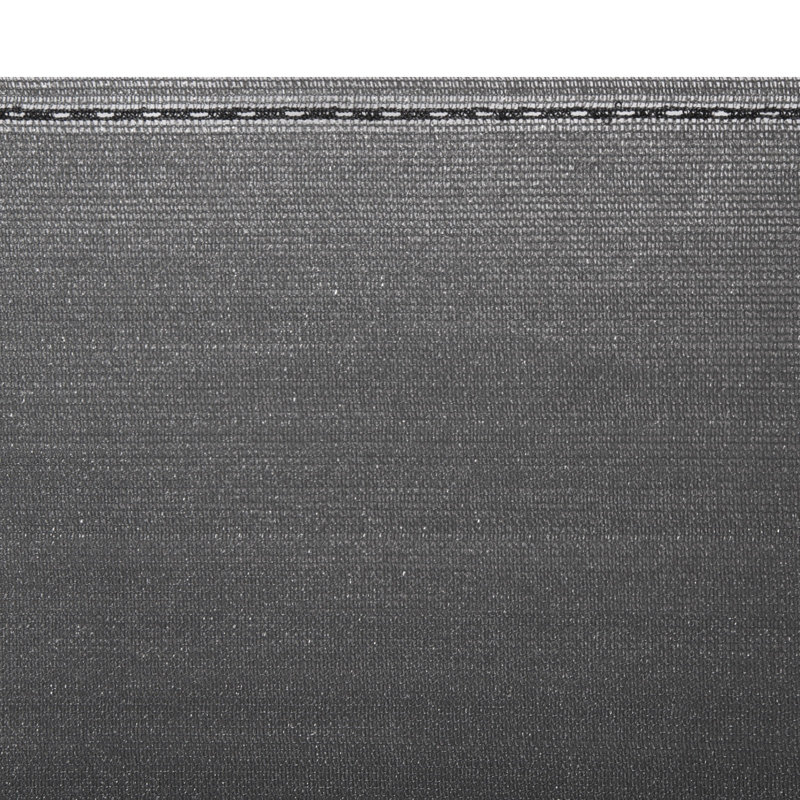 Uptal Vinyl Yard/Privacy Fence, Anthracite, 120cm H x 600cm W x 0.2cm D