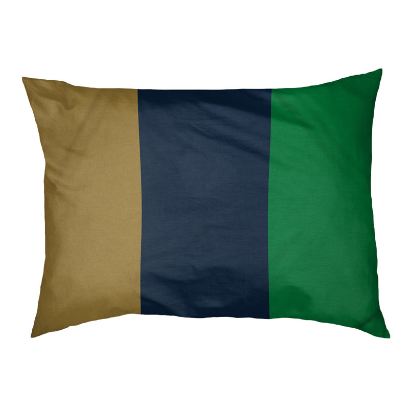Coussin Atlanta, Grand (l 40 po x P 30 po x H 6,5 po), Gold/Blue/Green