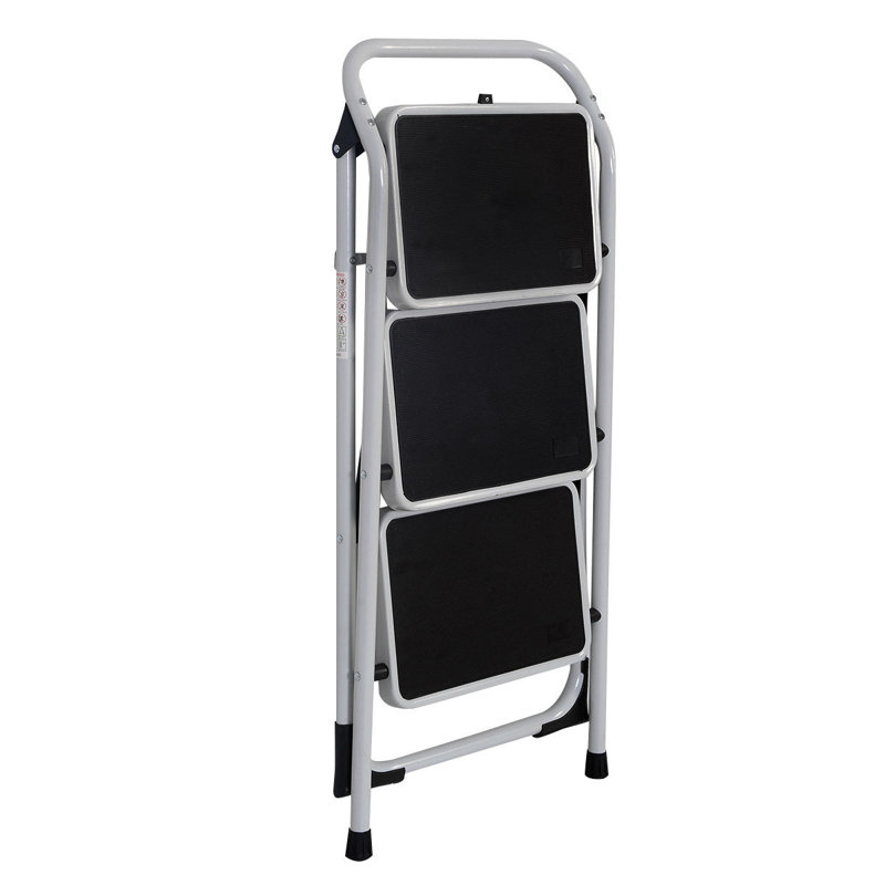 Convallaria 3 - Step Iron Lightweight Folding Step Stool