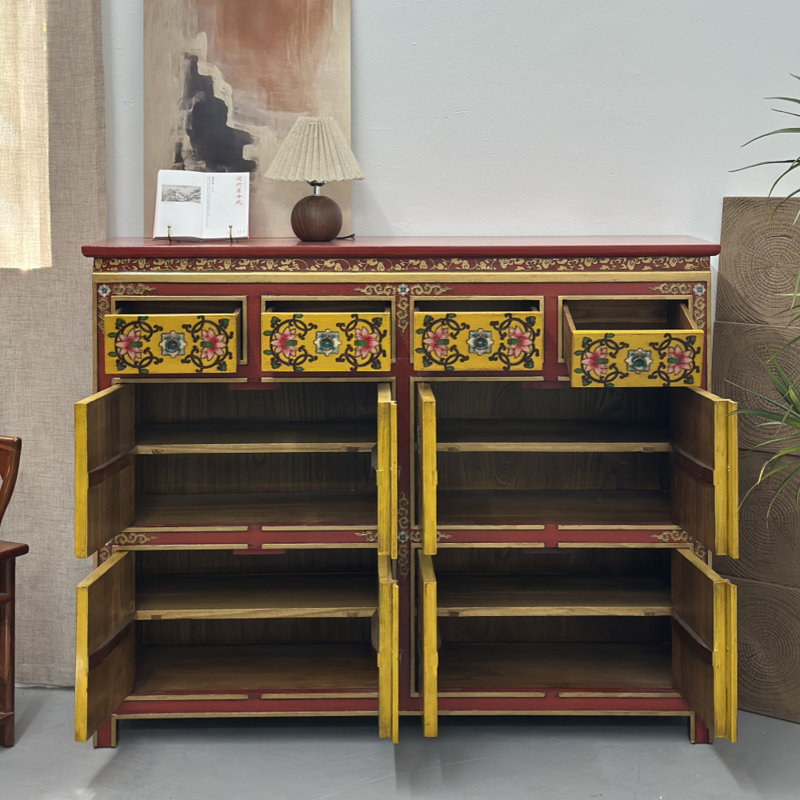 Retro High-Quality Painted Sideboard