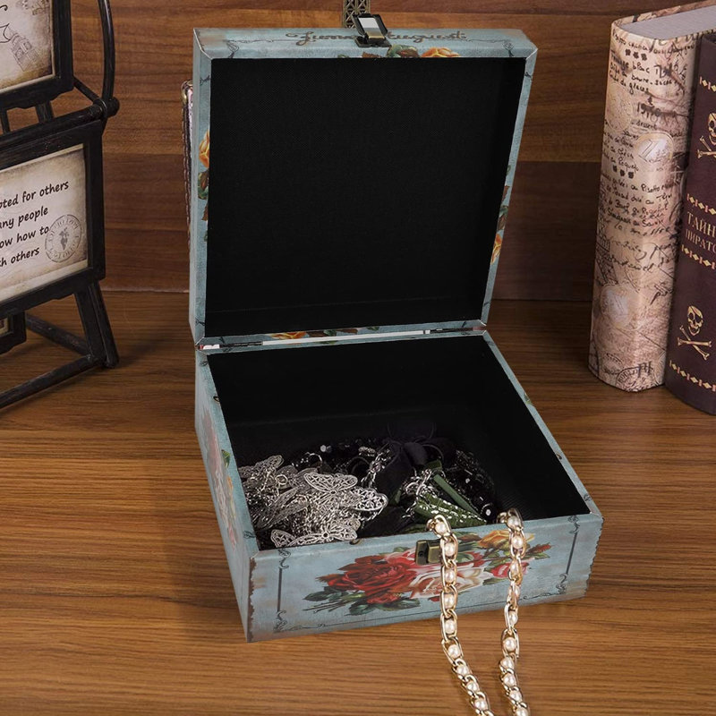 Ensemble de 3 boîtes de rangement en bois