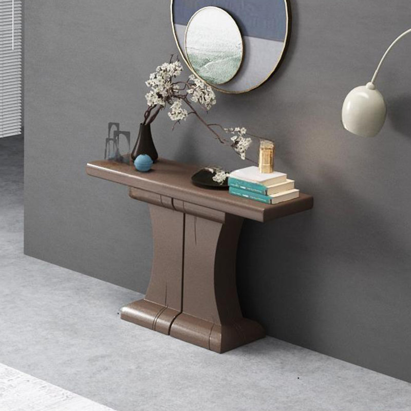 Console moderne minimaliste, Brun, H 35,43 po x l 47,24 po x P 15,75 po