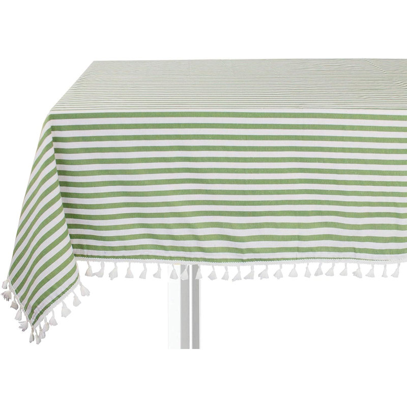 Nappe 55 x 55 po French, Vert, 88 po x 55 po