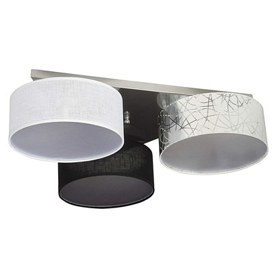 Pulley Fabric Semi Flush Mount