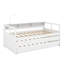 Lit de jour simple TG en bois avec 2 lits gigognes, 3 casiers de rangement, 1 lumière gratuite et USB-1373273404