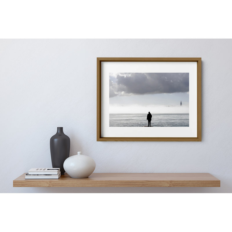 Morning Air Print by Joseph Regan, Walnut, 22" H x 26" W x 0.75" D