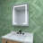 Rectangular Silver Aluminum Recessed/Surface Medicine Cabinet-337487841