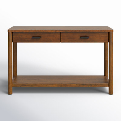 Kaplan Wood 2 Drawer Console Table