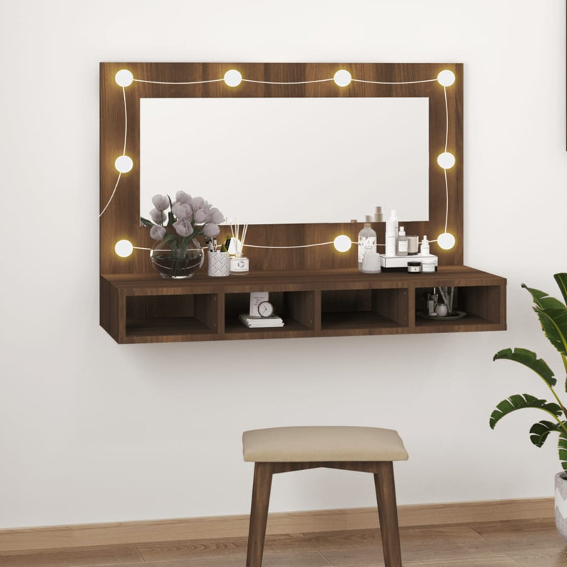 Coiffeuse, Chêne brun