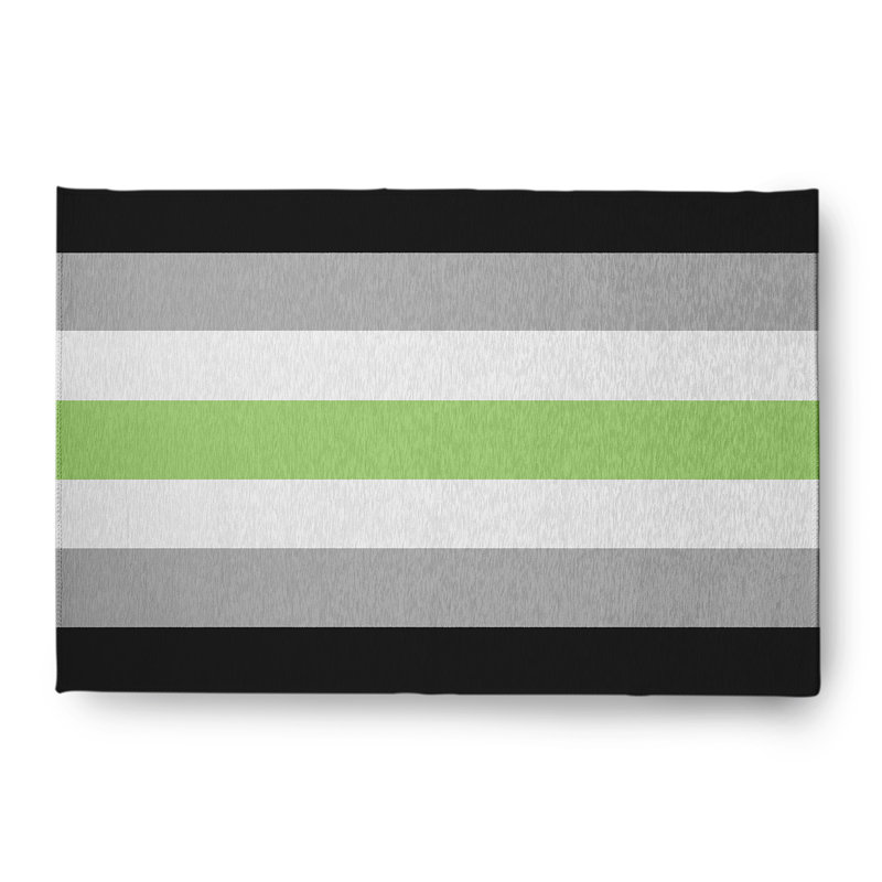 Chenille Striped Indoor Rug, Rectangle 4' x 6'