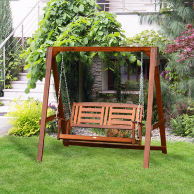 Balancelle d'extérieur 2 places en bois