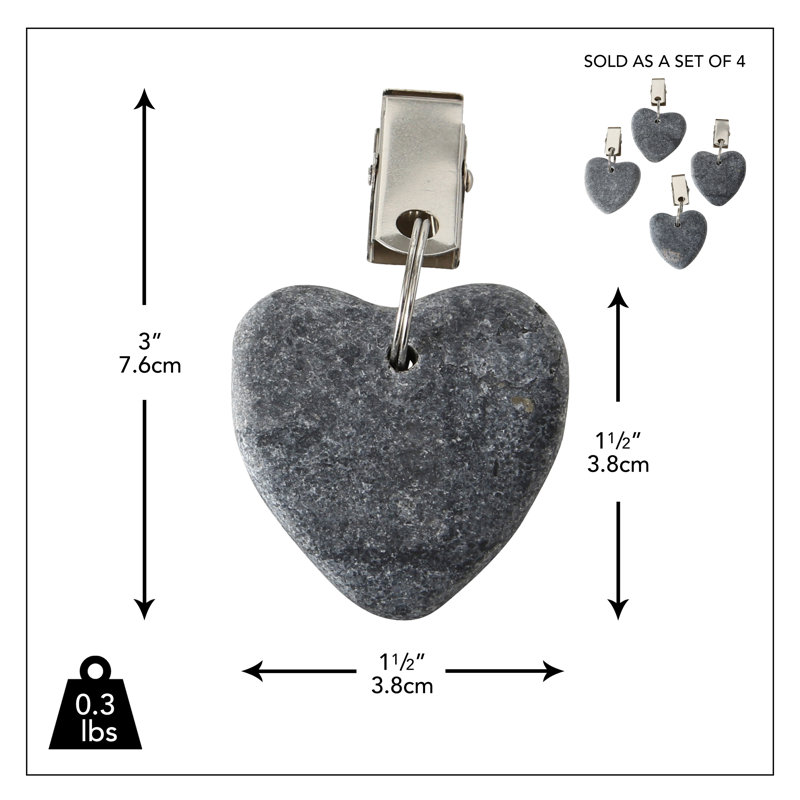 Suttle Table Cloth Weight Accessory, Dark Gray