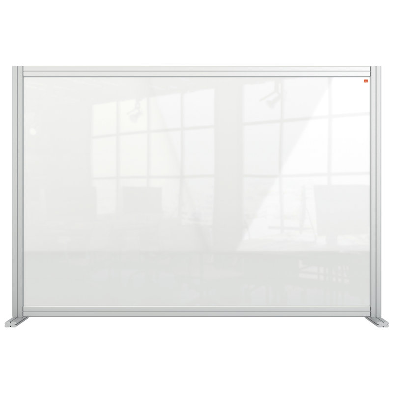Amick Clear Desk Dividers, 100cm H x 120cm W x 40cm D