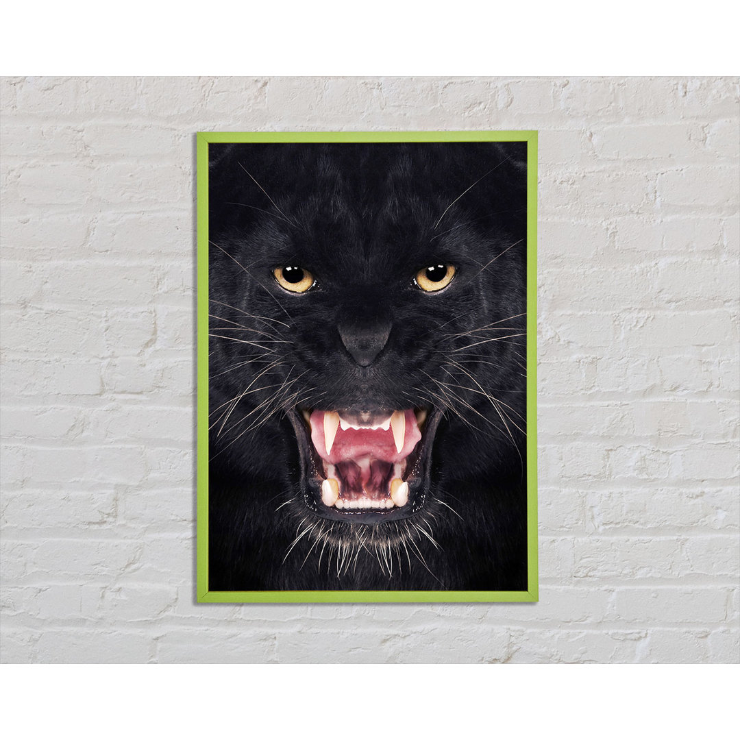 Gerahmtes Wandbild Panther Roar von Antoneta