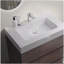Meuble-lavabo autoportant en noyer de 30 po avec lavabo Alice
