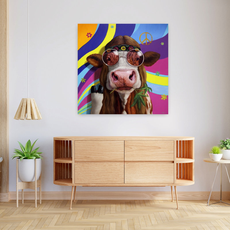 Art contemporain urbain, H 36 po x l 36 po