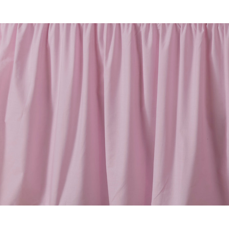 Plain Dyed Quilted Bedspread Set with Pillow Sham, 262 x 265 cm Bedspread, Pink
