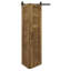 Solid Oak Barn Door with Single Bi-Folding System-105091977