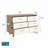 6-Drawer Chest,Buffet Server Console-663415424