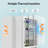 Simzlife 23.5'' W 180 Cans 5 Cubic Feet Beverage Refrigerator - Freestanding/Built-In/Under Counter Cooler With Tempered Glass Door & Reversible Handle, Stores Beer, Wine, Drinks, White-123349843