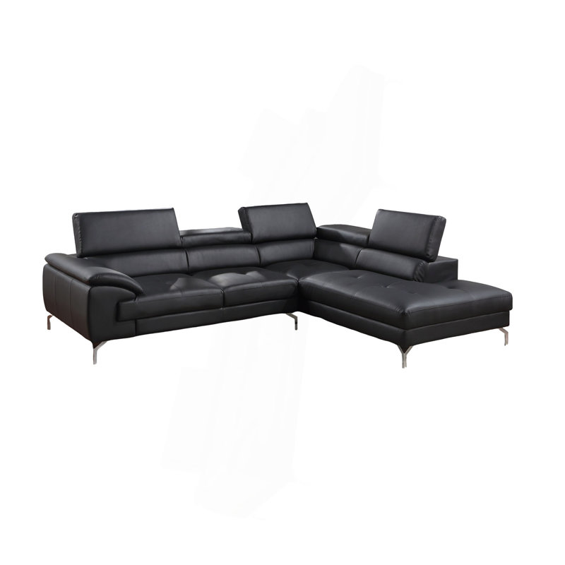 Canapé modulaire 2 pièces Mobilier de salon, Noir